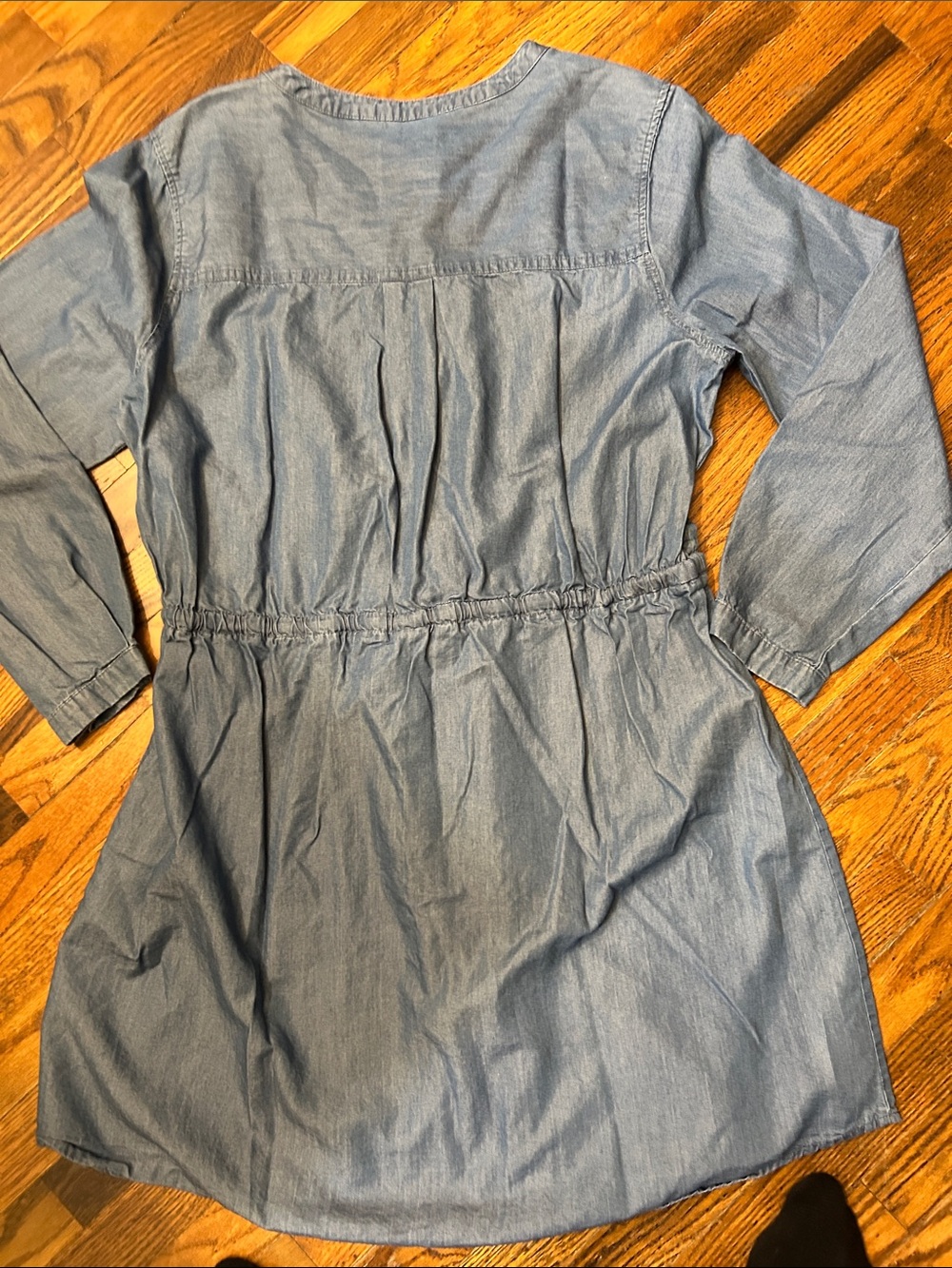 C&C California Light Blue Denim Shirt Dress - Picture 10 of 12